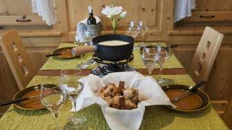 Käsefondue im Churfirstenstübli