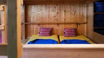 Einfache urchige Zimmer im Bergrestaurant