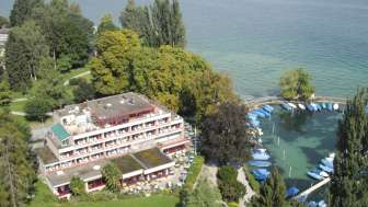 Luftaufnahme Park-Hotel Inseli