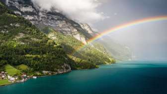 Regenboden über Quinten
