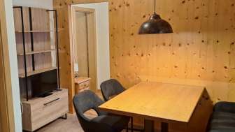 Küchen-/Essbereich der Ferienwohnung Walserhof