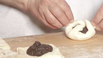 Bäckerer beim Handwerk