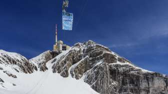 Säntis Schwebebahn Winter
