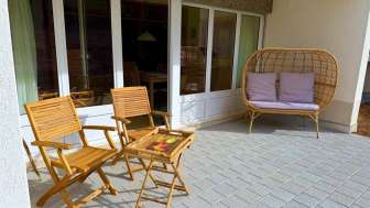 Terrasse zum Wohnbereich