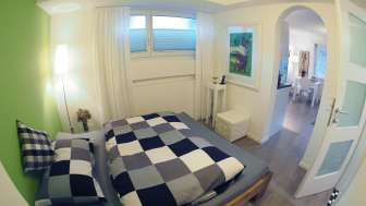 Schlafzimmer Ferienwohnung «Bächlegatter»