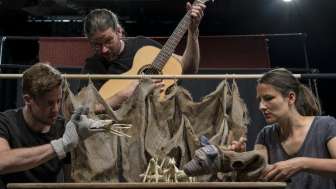 Figurentheater Hand im Glück - Siebe Geisse und zwei Wölf