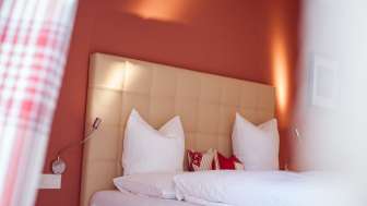 Doppelzimmer im Hotel Weinstube