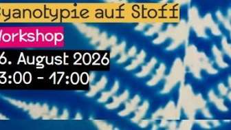 Cyanotypie auf Stoff