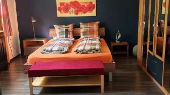 Schlafzimmer der Wohnung FeWe