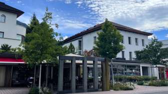 Aussenansicht der Bar & Bistro «La Piazza»