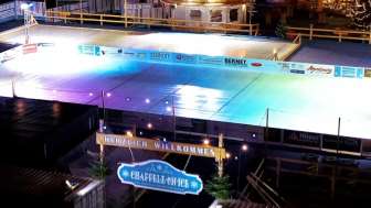 Chappele-on-ice Drohnenaufnahme