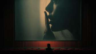 U5929656319 a cinema with a person whispering out of the canv 1ccd4d21 ed58 41db aaa5 44a98f55e39c 2 (1)