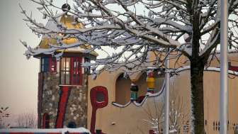 Markthalle Altenrhein im Winter